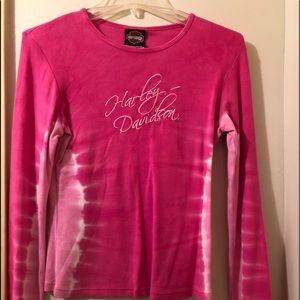Women’s pink Harley tshirt